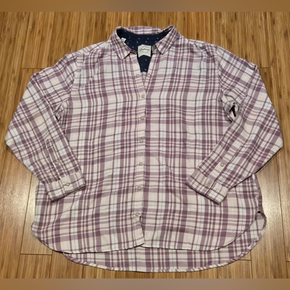 Jachs Girlfriend Plaid Button-Down Shirt